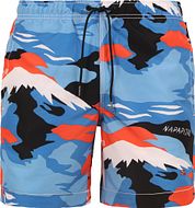 Napapijri Swim Pants Print Blue