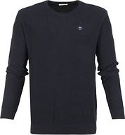 KnowledgeCotton Apparel Field Pullover Navy