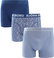 Bjorn Borg Boxers 3Pack Stretch Blue