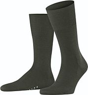 Falke Airport Sock Wool Blend 7155 Dark Green