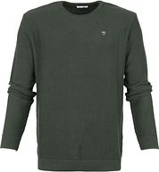 KnowledgeCotton Apparel Field Pullover Dark Green
