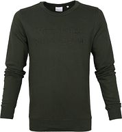 KnowledgeCotton Apparel Pullover Elm Dark Green