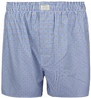 Steppin' Out Boxershort Dobby Checkered Blue