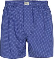 Steppin' Out Boxershort Geo Printed Blue