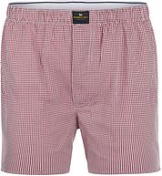 Steppin' Out Boxershort Poplin Checks Red