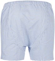 Steppin' Out Boxershort Oxford Checks Light Blue