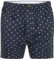 Steppin' Out Boxershort Poplin Print Navy