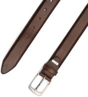 Profuomo Leather Belt Polish Brown