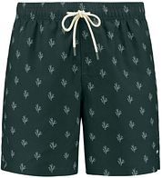 Shiwi Swimshorts Mike Sketched Coral Dark Green