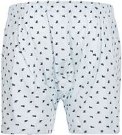 Steppin' Out Boxershort Poplin Print Light Blue