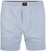 Steppin' Out Boxershort Checks Light Blue