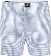 Steppin' Out Boxershort Oxford Checks Light Blue