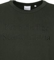 KnowledgeCotton Apparel Pullover Elm Dark Green