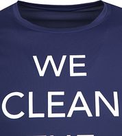 Save The Duck T-shirt Navy Stretch Text