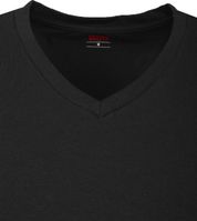Levi's T-Shirt V-Hals Zwart 2-Pack