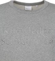 KnowledgeCotton Apparel Pullover Elm Grey