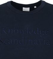KnowledgeCotton Apparel Pullover Elm Navy