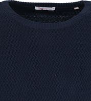 KnowledgeCotton Apparel Pullover Waves Navy