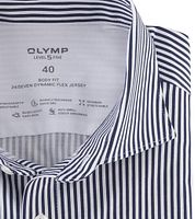 Olymp Level 5 24/seven Shirt Stripes Navy
