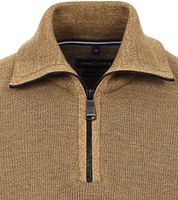 Casa Moda Zip Pullover Yellow