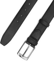Suitable Leather Belt Print Black