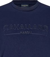 Cavallaro Beciano T-Shirt Logo Navy