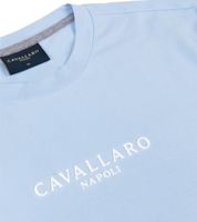 Cavallaro Mandrio T-Shirt Logo Light Blue