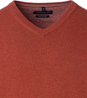 Casa Moda Pullover V-Neck Red Brick