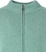 Casa Moda Pullover Zip Light Green