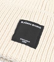 Bjorn Borg Knitted Beanie Ecru
