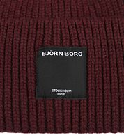 Bjorn Borg Knitted Beanie Bordeaux