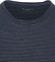 KnowledgeCotton Apparel T-shirt Stripes Navy