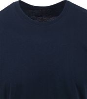 KnowledgeCotton Apparel T-shirt Dark Blue