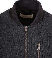 Dstrezzed Bodo Bomberjacket Wool Navy
