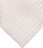 Suitable Silk Tie With Pochet Ivory