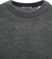 KnowledgeCotton Apparel Pullover Wool Anthracite