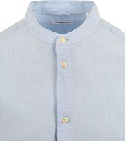 KnowledgeCotton Apparel Shirt Linen Light Blue