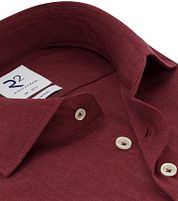 R2 Wool Shirt Bordeaux
