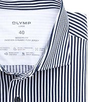 Olymp Luxor Shirt Stripes Navy