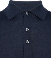 R2 Amsterdam Knitted Pull Shirt Merino Navy