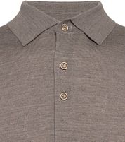 R2 Amsterdam Knitted Pull Shirt Merino Taupe