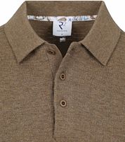 R2 Polo Knitted Taupe