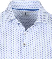 R2 Shirt Short Sleeves Seersucker Blue 