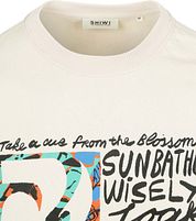 Shiwi T-Shirt Jay Flower Block Beige