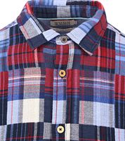 Scotch and Soda Shirt Checkered Flannel Blue