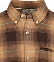 Scotch and Soda Shirt Plaid Brown