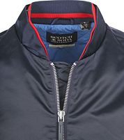 Scotch and Soda Satin Bomberjack Navy