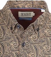 Scotch and Soda Shirt Print Beige