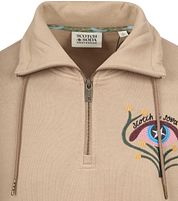 Scotch and Soda Half-zip Embroidered Artwork