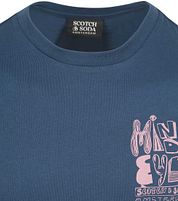 Scotch & Soda T-Shirt Artwork Blue